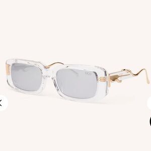 DEZI Drippy 53mm Square Sunglasses